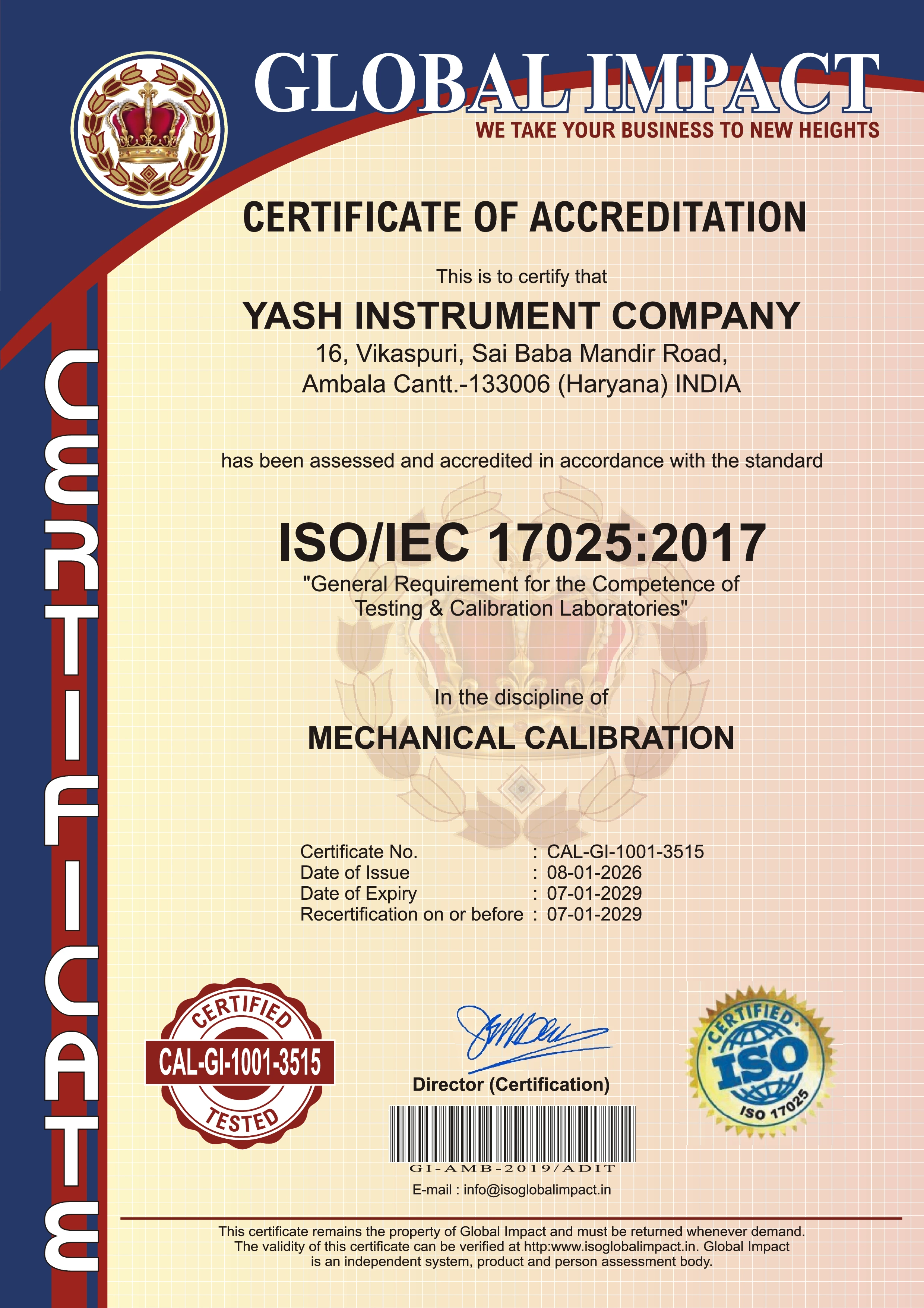 CE Certificate